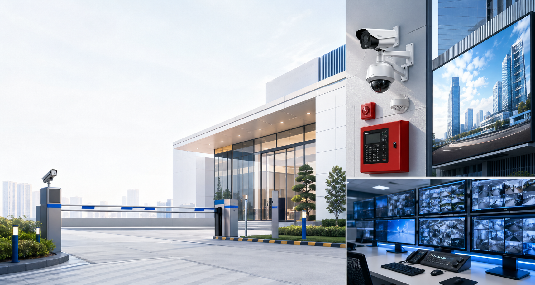 Instalasi CCTV, MCFA, gate parking, dan videotron 295 Solution